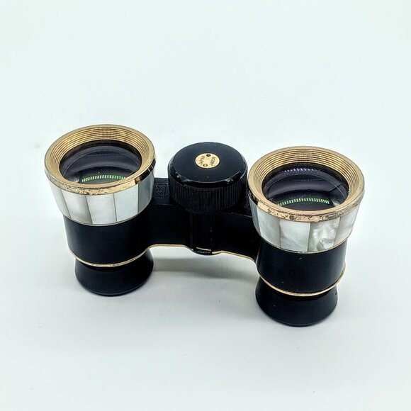 Vintage Skyline 3X Coated Mother of Pearl Opera Glasses - Picture 7 of 9